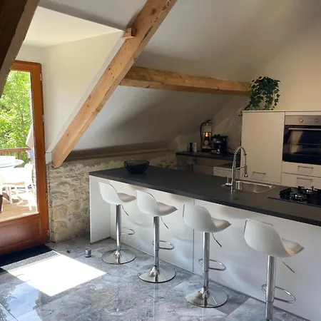 Apartmán Le Rossignol Met Airco & Prive Terras Dégagnac