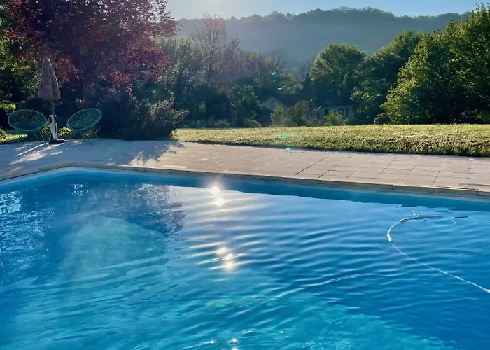 Apartment Le Rossignol Met Airco & Prive Terras Dégagnac